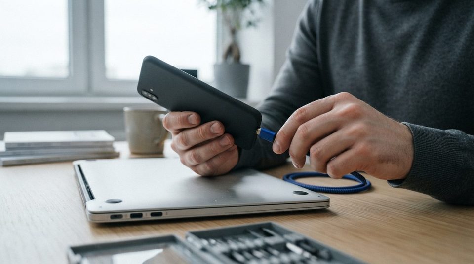 Illustration til guiden: Reklamationsret og garanti på mobilen: hvad dækker, og hvad ændrer en…